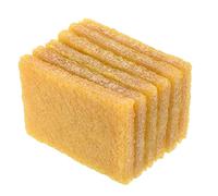 M METERXITY 10 Pack Rubber Residue Eraser - Cleaning Tool for Removing Adhesive Glue from Paper Plastic, Apply to Art Craft (Yellow, 7cmx5cmx1cm)