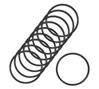 M METERXITY 10-Pcak Nitrile Rubber O-Rings, 33mm ID, 37mm OD, 2mm Width, Metric Sealing Washer Gasket for Automotive Machine Plumbing/Faucet/Air or Gas Connections, Resists Oil and Heat