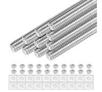 M METERXITY 10-Set Fully Threaded Rod M4x30mm 304 Stainless Steel