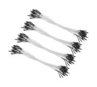 M METERXITY 100-Pack Artificial Flower Stamen Kit, Mini Double Heads Flower Stamens Pistil, Stamens for Flower Making/Craft DIY Wreaths/Wedding Floral Arrangements [Black]