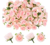 M METERXITY 100-Pack Artificial Roses Heads, 1.2 Inch Small Silk Faux Rose Heads for Wedding/Bouquet/Party Decorations, Fake Bloom Flower Heads