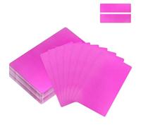 M METERXITY 100-Pack Blank Business Cards Metal for CNC Engraver, 3.4"x2.1"x0.21mm Laser Engraving Blank Aluminium Sheet for Personalized/Customer DIY Gift/Name Plate/Office/Home [Purple]