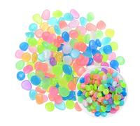 M METERXITY 100-Pack Glow in the Dark Rocks 0.79" Resin, Multicolor