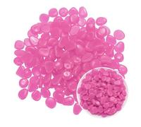 M METERXITY 100-Pack Glow in the Dark Rocks 0.79" Resin Outdoor Garden
