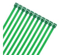 M METERXITY 100-Pack Green Cable Zip Ties, 12 Inch Self-Locking Garden Nylon Wire Ties for Indoor Outdoor Use/Plants/Decor/Cables Manage, 40 Lbs Plastic Tie Straps [3.6mm, Green]