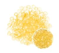 M METERXITY 100-Pack Sparkling Glow in the Dark Rocks, 0.79" Resin Outdoor Garden Decorations Luminous Pebbles Stones for Garden Plants/Aquarium/Backyard Path, Aquarium Gravel [Yellow]
