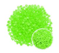 M METERXITY 1000-Pack Glow in the Dark Rocks, 0.43" Resin Outdoor Garden Decorations Luminous Pebbles Stones for Garden Plants/Aquarium/Backyard Path, Aquarium Gravel [Green]