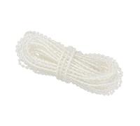 M METERXITY 11 Yards Roller and Roman Shade Blind Beaded Chain Cord, POM Vertical Blinds Roller Shutters Curtain Bead Cord for Woven Wood Shades/Replacement Parts/Repair Fittings [Clear]