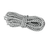 M METERXITY 11 Yards Roller and Roman Shade Blind Beaded Chain Cord, POM Vertical Blinds Roller Shutters Curtain Bead Cord for Woven Wood Shades/Replacement Parts/Repair Fittings [Grey]