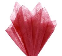 M METERXITY 114-Sheet Korean Cotton Wrapping Flower Paper, 11.8 Inch/ 30cm Waterproof Floral Wrapping Cotton Paper for Bouquets/Gift Packaging [Red]