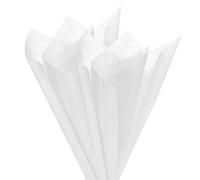 M METERXITY 114-Sheet Korean Cotton Wrapping Flower Paper, 11.8 Inch/ 30cm Waterproof Floral Wrapping Cotton Paper for Bouquets/Gift Packaging [White]