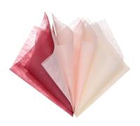 M METERXITY 114 Sheet Korean Cotton Wrapping Flower Paper - Floral Wrapping Paper Waterproof Bouquet Wrapping Paper Apply to Gift Packaging(11.8x11.8inches, Red+Pink+Beige)