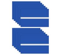 M METERXITY 12-Pack Double Color Laser Engraving Blanks 7x11 Inch,1.3mm Thick ABS Plastic Sheet Engraved Material for Name Plate/Yard Signs/Laser Cutting/DIY Carving/Craft[Sky Blue/White]