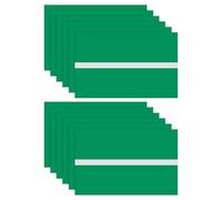 M METERXITY 12-Pack Double Color Laser Engraving Blanks 7x11 Inch,1.3mm Thick ABS Plastic Sheet Engraved Material for Name Plate/Yard Signs/Laser Cutting/DIY Carving/Craft[Light Green/White]