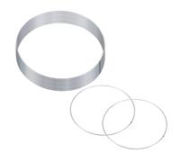 M METERXITY 12-Pack Dream Catcher Rings,11.8 Inch Metal Round Shape Macrame Wreath Floral Ring Hoop for Home/Valentine/DIY Craft/Wedding/Wall Hanging Decorations [Silver]