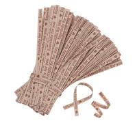 M METERXITY 1400Pack Kraft Paper Twist Ties, 9cm Paper Twists Tie for Christmas/Party Decoration/Gift Wrapping/Bread/Cake/Pops Candy/Bakery Bags, Reusable Colored Twisty-Ties [Red]