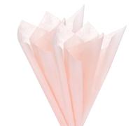 M METERXITY 152-Sheet Korean Cotton Wrapping Flower Paper, 11.8 Inch/ 30cm Waterproof Floral Wrapping Cotton Paper for Bouquets/Gift Packaging [Tender Pink]