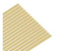 M METERXITY 16-Pack Brass Rod, 2.5mmx300mm H65 Solid Brass Round Rods for Knife Handle Pins Material Knife Making Supplies/Shaft Pins Crafts/Model DIY, Lathe Rivet Dowel Stock Tube