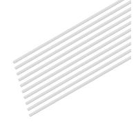 M METERXITY 16-Pack Round Aluminum Rod, 2mm (1/12") Dia 200mm (8") Length 6061 Aluminum Round Rod Solid Lathe Bar Stock Metal Sticks for DIY Crafts Making/Industrial/Construction/Model