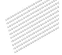 M METERXITY 16-Pack Round Aluminum Rod, 3mm (1/8") Dia 200mm (8") Length 6061 Aluminum Round Rod Solid Lathe Bar Stock Metal Sticks for DIY Crafts Making/Industrial/Construction/Model
