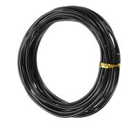 M METERXITY 2.5mm Bonsai Training Wire, 16.4 Feet Total Anodized Aluminum Bonsai Wires for Bonsai Tree Shaping/Branches Fixing/Trunk Holding/DIY Crafting [Black]