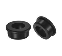 M METERXITY 2-Pack 1-5/16 Inch Drill Hole, 7/8 Inch ID Silicone Rubber Grommets for Wiring, Wire Cable, Hole Plugs, Automotive, Firewall, Desk, Water Pipe, Hydroponic [Black]