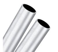 M METERXITY 2-Pack 100mm 6063 Aluminum Round Tube, 26mm ID 30mm OD Seamless Aluminum Tubing for Construction/Machining/DIY Crafting, Metal Straight Pipe [1.02"x1.18"x4"]