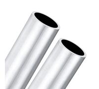 M METERXITY 2-Pack 100mm 6063 Aluminum Round Tube, 32mm ID 38mm OD Seamless Aluminum Tubing for Construction/Machining/DIY Crafting, Metal Straight Pipe [1.26"x1.5"x4"]