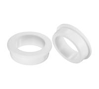 M METERXITY 2-Pack 2-1/8 Inch Drill Hole, 1-5/8 Inch ID Silicone Rubber Grommets for Wiring, Wire Cable, Hole Plugs, Automotive, Firewall, Desk, Water Pipe, Hydroponic [White]