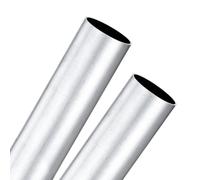 M METERXITY 2-Pack 250mm 6063 Aluminum Round Tube, 25mm ID 27mm OD Seamless Aluminum Tubing for Construction/Machining/DIY Crafting, Metal Straight Pipe [0.98x1.06x9.8IN]