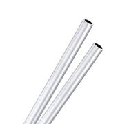 M METERXITY 2-Pack 250mm 6063 Aluminum Round Tube, 6mm ID 8mm OD Seamless Aluminum Tubing for Construction/Machining/DIY Crafting, Metal Straight Pipe [0.24x0.31x9.8IN]