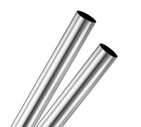 M METERXITY 2-Pack 300mm 304 Stainless Steel Tube, 11mm OD 0.25mm Wall Thickness Seamless Stainless Steel Tubing for Construction/Machining/DIY Crafting, Metal Straight Pipe [0.43x0.01x11.8IN]
