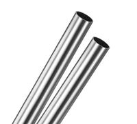 M METERXITY 2-Pack 300mm 304 Stainless Steel Tube, 25mm OD 1.5mm Wall Thickness Seamless Stainless Steel Tubing for Construction/Machining/DIY Crafting, Metal Straight Pipe [0.98x0.06x12IN]