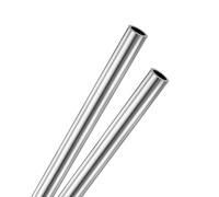 M METERXITY 2-Pack 300mm 304 Stainless Steel Tube, 3mm OD 0.4mm Wall Thickness Seamless Stainless Steel Tubing for Construction/Machining/DIY Crafting, Metal Straight Pipe [0.12x0.016x11.8IN]