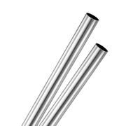 M METERXITY 2-Pack 300mm 304 Stainless Steel Tube, 6mm OD 0.2mm Wall Thickness Seamless Stainless Steel Tubing for Construction/Machining/DIY Crafting, Metal Straight Pipe [0.24x0.01x11.8IN]