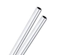 M METERXITY 2-Pack 300mm 6063 Aluminum Round Tube, 12mm ID 16mm OD Seamless Aluminum Tubing for Construction/Machining/DIY Crafting, Metal Straight Pipe [0.47"x0.63"x12"]