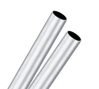 M METERXITY 2-Pack 300mm 6063 Aluminum Round Tube, 27mm ID 30mm OD Seamless Aluminum Tubing for Construction/Machining/DIY Crafting, Metal Straight Pipe [1.06"x1.18"x12"]