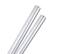 M METERXITY 2-Pack 300mm 6063 Aluminum Round Tube, 5mm ID 18mm OD Seamless Aluminum Tubing for Construction/Machining/DIY Crafting, Metal Straight Pipe [0.2"x0.71"x12"]