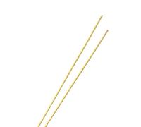 M METERXITY 2-Pack 300mm Brass Round Tube, 2.5mm OD 0.5mm Wall Thickness H65 Brass Seamless Tubing for Construction/Machining/DIY Crafting, Metal Straight Pipe [0.1x0.02x12IN]