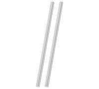M METERXITY 2-Pack 304 Stainless Steel Solid Round Rod, 6x150mm Metal Solid Shaft Rods for DIY Craft/Model Car/Helicopter Airplane/Metal Working, Lathe Bar Smooth Stock [0.24x5.91IN]