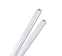 M METERXITY 2-Pack 400mm 6063 Aluminum Round Tube, 4mm ID 8mm OD Seamless Aluminum Tubing for Construction/Machining/DIY Crafting, Metal Straight Pipe [0.16x0.31x15.75IN]