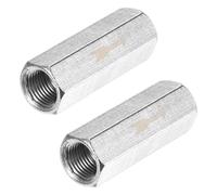 M METERXITY 2-Pack Air Check Valve, 1/8" Nickel Plating Copper One Way Non Return Female Threaded Full Port Air Check Valve for Gas/Oil/Water Connection