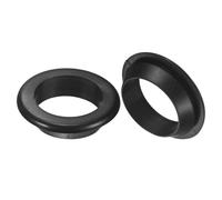 M METERXITY 2-Pack Cable Railing Rubber Grommets, 40mm Drill Hole 35mm ID Eyelet Ring Gasket for Wiring, Wire Cable, Automotive, Metal Cable Railing Post, Car Grommet [Black]