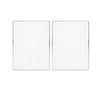 M METERXITY 2-Pack Cooling Rack 15" x 11" Stainless Steel, Silver