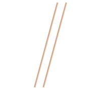M METERXITY 2-Pack Copper Round Rod 4mm Dia. 9.84 Inch Length T2 Stock Solid Rod Lathe Bar for Metal Crafts DIY/Gardening/Industry/Decoration Pure Copper Tube