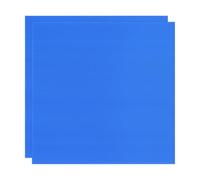 M METERXITY 2-Pack Corrugated Plastic Sheets, 20 Inch x 20 Inch Waterproof Blank Corrugated Poster Board Yard Signs for Garage Sale/Office/Classroom/Party/Lawn Sign Road [3mm Thick, Blue]