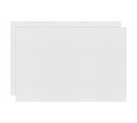 M METERXITY 2-Pack Corrugated Plastic Sheets, 8 Inch x 12 Inch Waterproof Blank Corrugated Poster Board Yard Signs for Garage Sale/Office/Classroom/Party/Lawn Sign Road [3mm Thick, White]