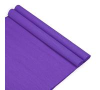 M METERXITY 2-Pack Crepe Paper Rolls, 8.2ft x 20"(LxW) Soft Paper Streamer Sheet, Decorative Craft Streamer, Wide Crepe Paper Sheets for DIY/Wrapping Paper Crafts/Decoration [Purple]