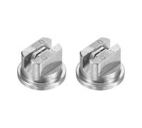 M METERXITY 2-Pack Flat Fan Spray Tip, 110 Degree Stainless Steel Sprayer Nozzle Tips, 1.1mm Orifice for Agriculture Drones Sprayer Nozzles/Garden Irrigation Nozzle/Cooling Sprayer [Silver]
