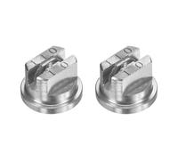 M METERXITY 2-Pack Flat Fan Spray Tip, 110 Degree Stainless Steel Sprayer Nozzle Tips, 2mm Orifice for Agriculture Drones Sprayer Nozzles/Garden Irrigation Nozzle/Cooling Sprayer [Silver]